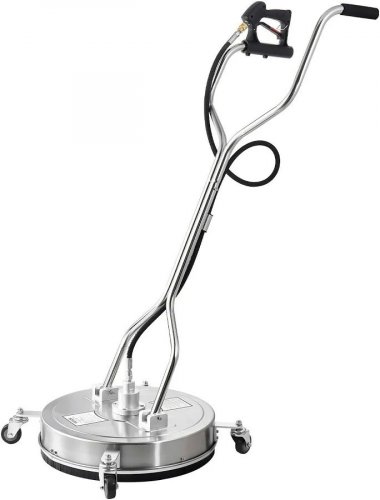 VEVOR Hidrolimpiadora de Alta Presión Limpiador de Superficies con Hidrolavadora Doble Mango 535 x 535 x 1500 mm