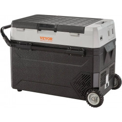 VEVOR Nevera Eléctrica Portátil 53 L Para Coche 12/24 V Cc 100-240 V Ca Congelador Ajustable -20 °c A 10 °c Para Camión Barco Camping