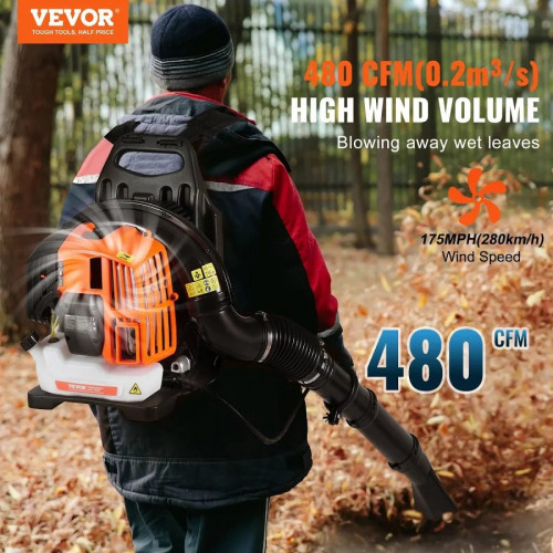 VEVOR Soplador de Hojas de gas 52 cc