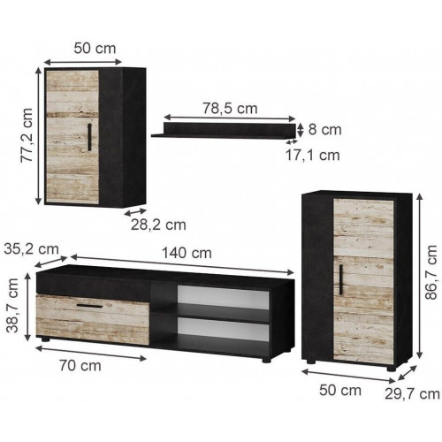 VICCO BERNO Lowboard TV