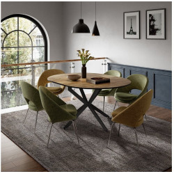 VICCO Dining Table Loyd 120x76.5cm
