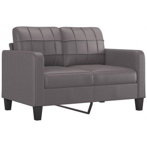 vidaXL 2-seater sofa faux leather 120 cm wine red (359115)