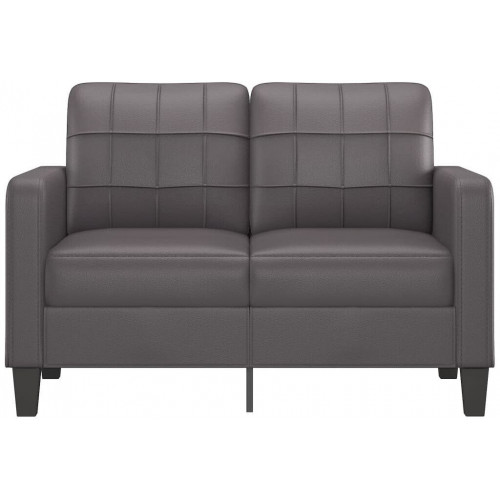 vidaXL 2-seater sofa faux leather 120 cm wine red (359115)