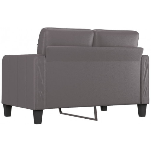 vidaXL 2-seater sofa faux leather 120 cm wine red (359115)