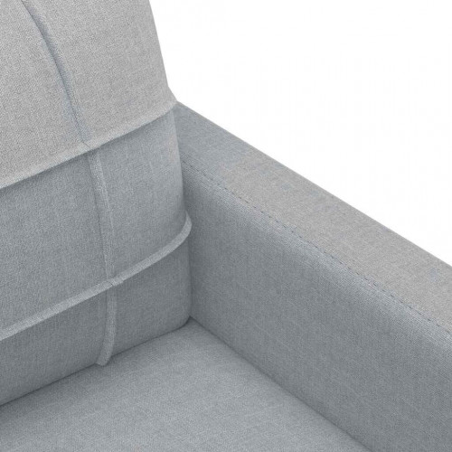 vidaXL 3-seater sofa with checked cushions fabric 180 cm