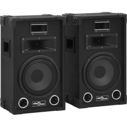 vidaXL Altavoces pasivos escenario profesional HiFi 2 uds 800 W negro (70101)