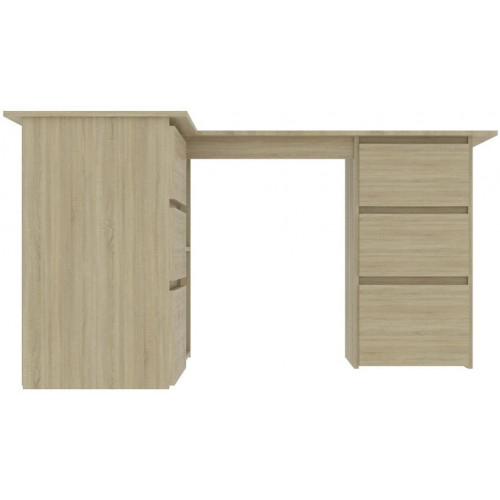 vidaXL Angle Desk With Drawers
