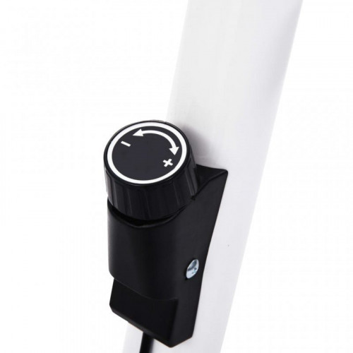 VidaXL Bicicleta Estática con Resistencia de Cinta Blanco