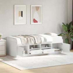 vidaXL Cama nido con cajones 100 x 200 cm (3280237)