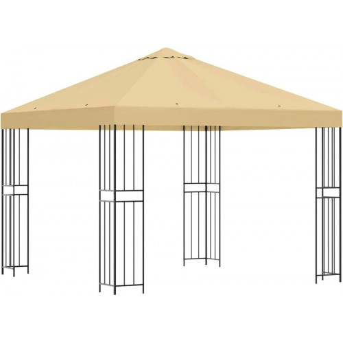 vidaXL Cenador 3 x 3 m Poliéster y Acero 190 gsm