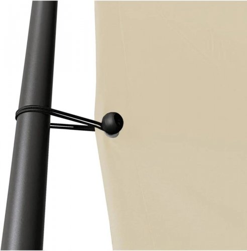 vidaXL Cenador acero Y tela 180 g/m²