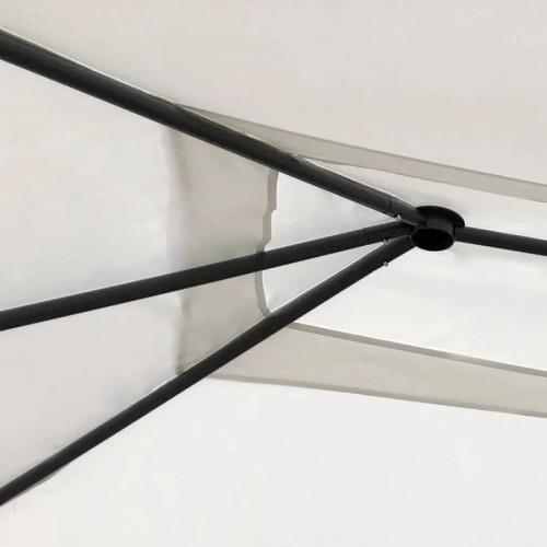 vidaXL Cenador con cubiertas de Postes 160 g/m²