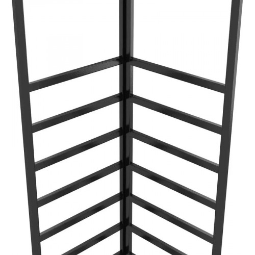 vidaXL Cenador de Jardín Acero Recubrimiento Polvo Blanco 4x3x2,7 M