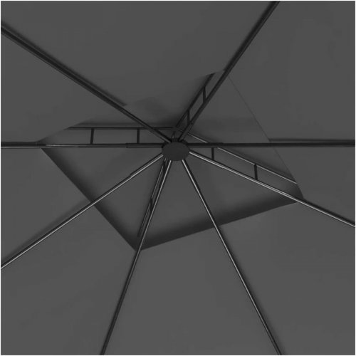 vidaXL Cenador Gris 3x3x2,7 m 160 g/m²
