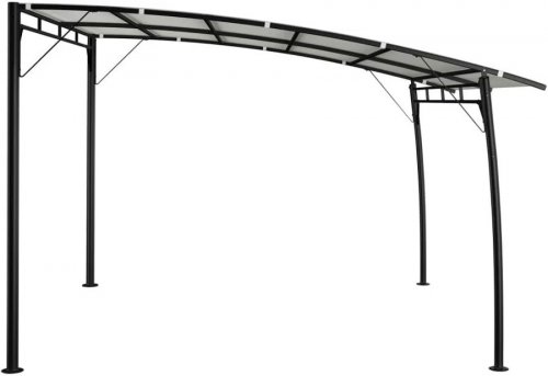 vidaXL Cenador Gris 3x3x2,7 m 160 g/m²