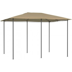vidaXL Cenador gris 3x4x2,6 m 160 g/m²