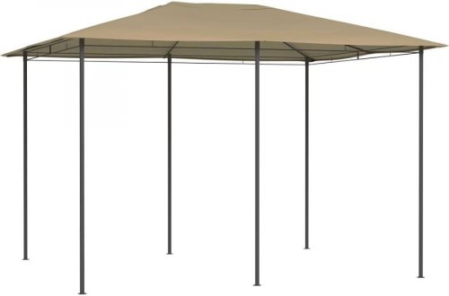 vidaXL Cenador gris 3x4x2,6 m 160 g/m²
