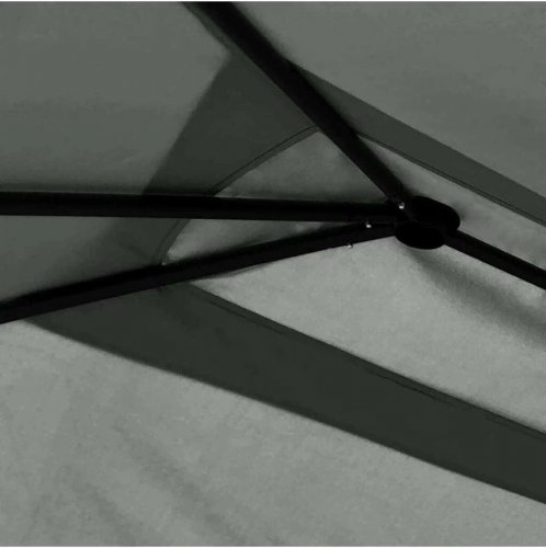 vidaXL Cenador Gris 3x6x2,6 m 160 g/m²