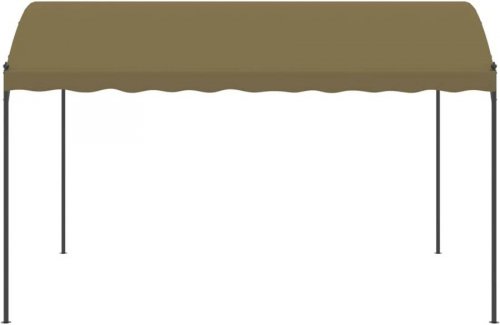 vidaXL Cenador gris taupe 4x3x2,6 m 180 g/m²