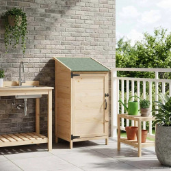 vidaXL Cobertizo de Jardín con techo