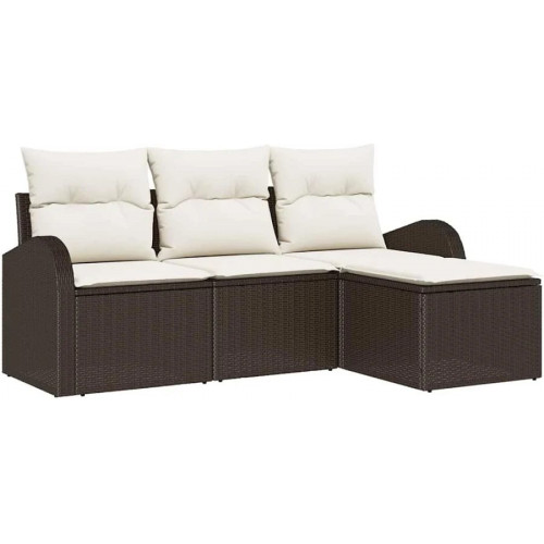 vidaXL Conjunto de Sofá de jardín