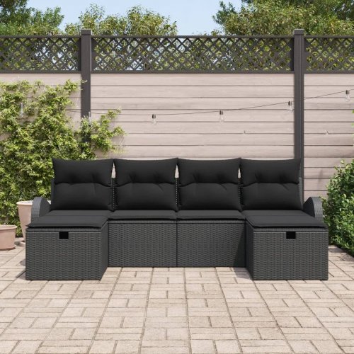 vidaXL Conjunto de Sofá de jardín 6 uds
