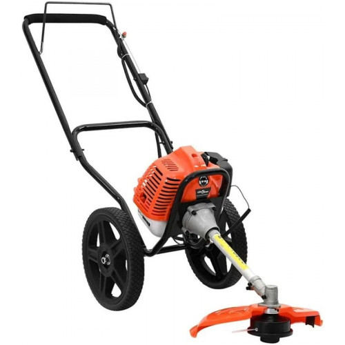 vidaXL Desbrozadora con ruedas naranja 52 cc 1,45 kw