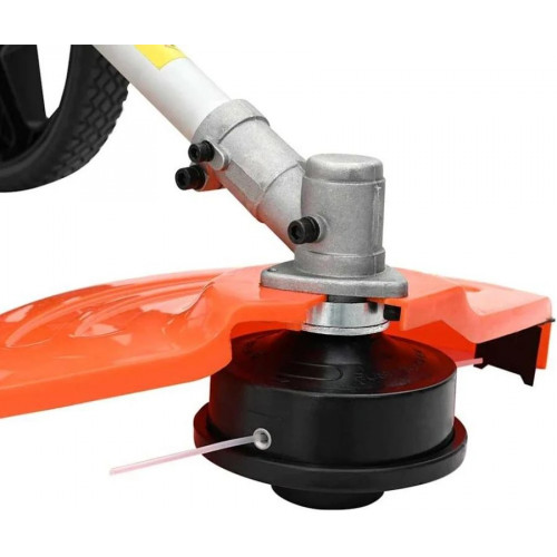 vidaXL Desbrozadora con ruedas naranja 52 cc 1,45 kw