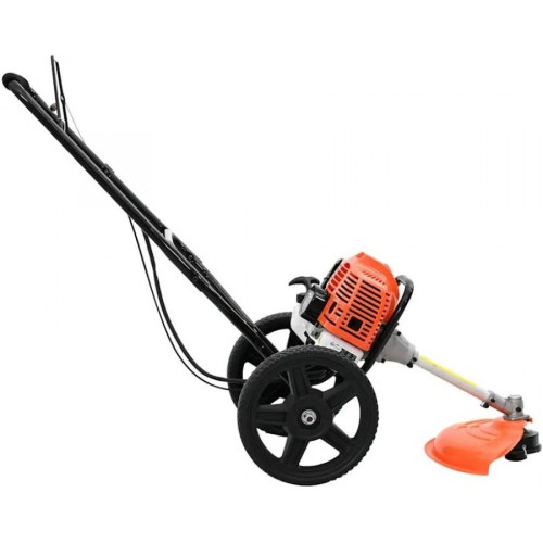 vidaXL Desbrozadora con ruedas naranja 52 cc 1,45 kw