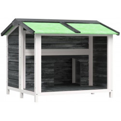 vidaXL Dog kennel solid wood pine 96 x 87 x 80,5 cm