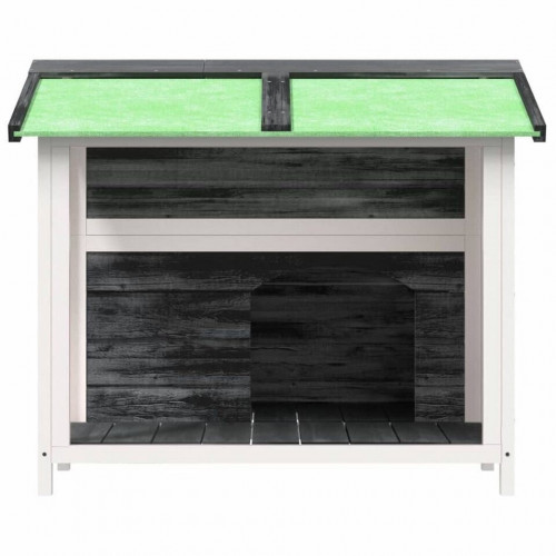vidaXL Dog kennel solid wood pine 96 x 87 x 80,5 cm