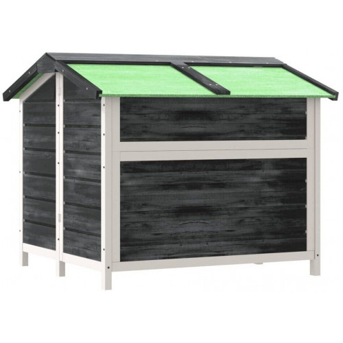 vidaXL Dog kennel solid wood pine 96 x 87 x 80,5 cm