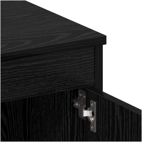 Vidaxl Escritorio con cajón 2 pcs Roble Negro 140 X 50 X 76 cm