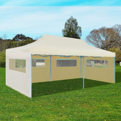 vidaXL Folding Pop-up Partytent with Sidewalls 3x6 m - Anthracite