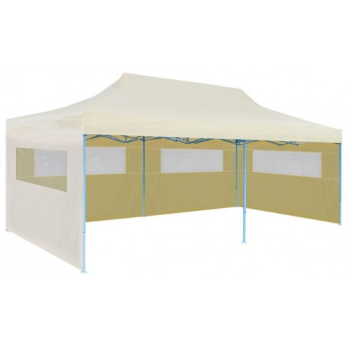 vidaXL Folding Pop-up Partytent with Sidewalls 3x6 m - Anthracite