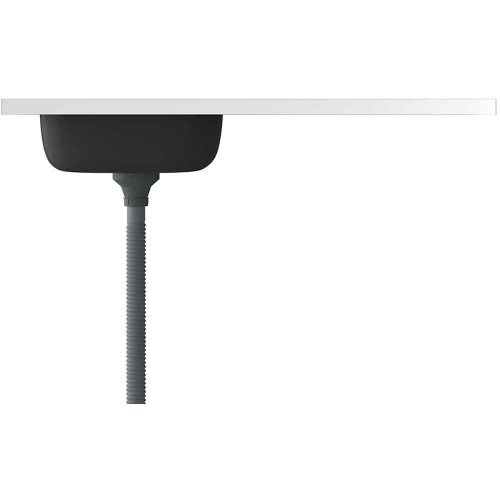 vidaXL Fregadero escurridor 100 x 60 x 15,5 cm acero inoxidable plateado (147237)