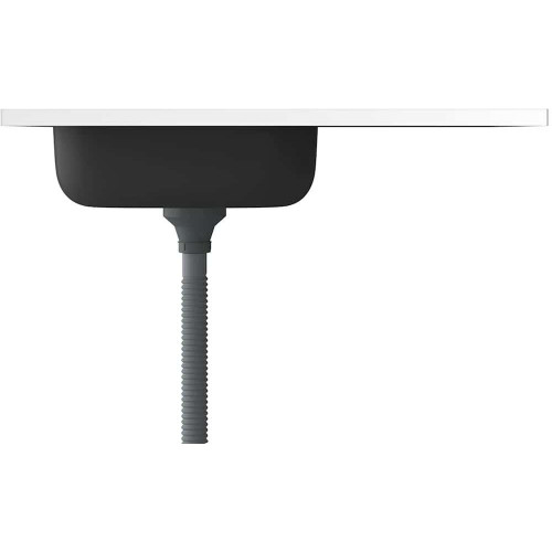 vidaXL Fregadero escurridor 80 x 60 x 15,5 cm acero inoxidable plateado (147233)