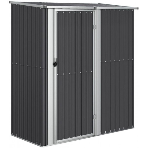 vidaXL Garden Shed 180.5x97x209.5 cm Galvanised Steel