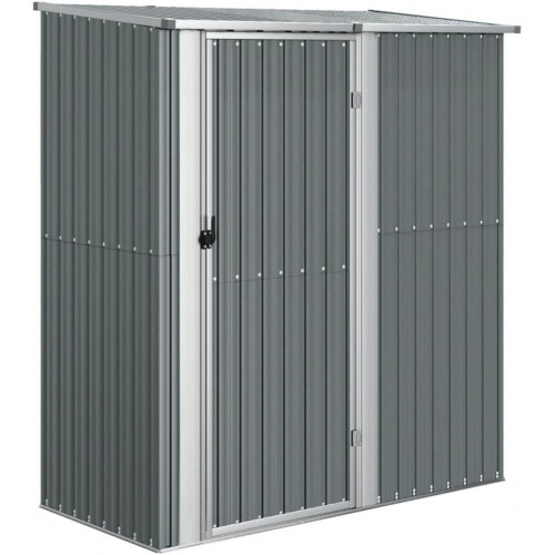 vidaXL Garden Shed 180.5x97x209.5 cm Galvanised Steel