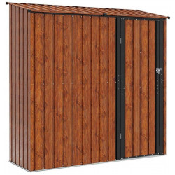 vidaXL Garden Shed 203,5 x 73 x 200 cm brown