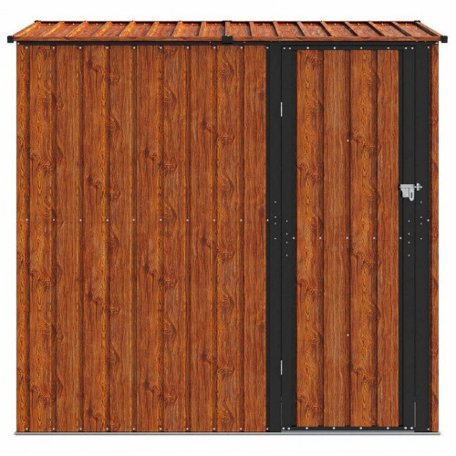 vidaXL Garden Shed 203,5 x 73 x 200 cm brown