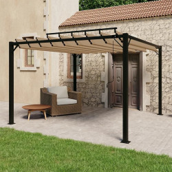 vidaXL Gazebo with Slatted Roof 3 x 4 m
