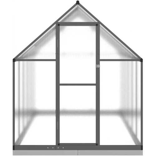 vidaXL Invernadero con marco base aluminio