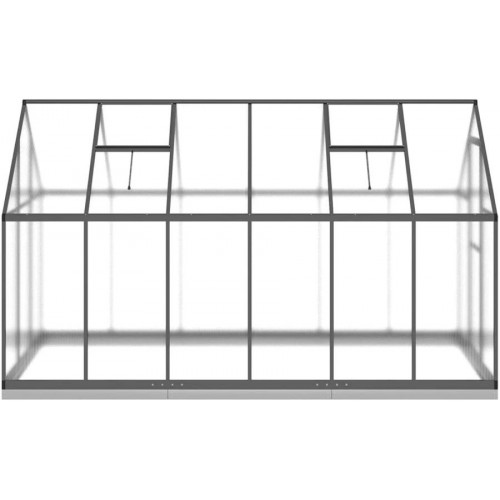 vidaXL Invernadero con marco base aluminio
