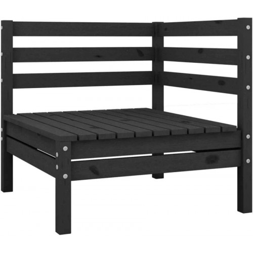vidaXL Juego de muebles de jardín 5 Pzas madera de pino maciza