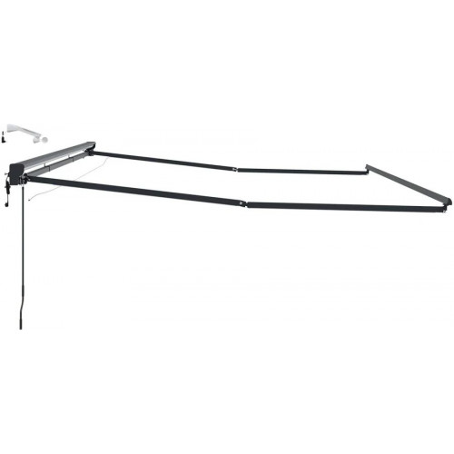 vidaXL Marco de toldo eléctrico con Leds