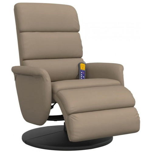 vidaXL Massage chair with footrest made of artificial leather (35672)