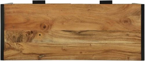 vidaXL Mesa Consola Marrón 90 X 35 X 75 cm Madera de Acacia Sólida