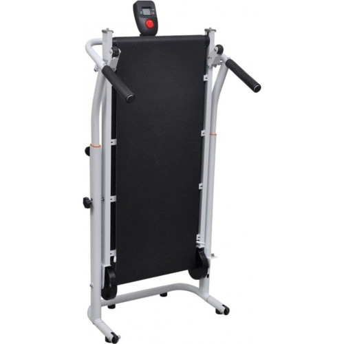 vidaXL Mini cinta andadora plegable negra 93x36 cm