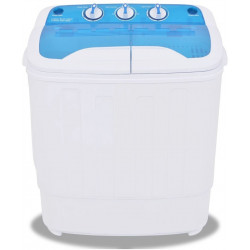 vidaXL Mini Washing Machine with Spin Dryer and 2 Chambers 5.6 kg